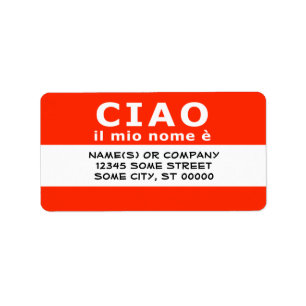 CIAO il mio nome e Label