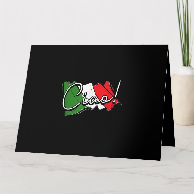 Ciao! - Italian and European Venice Scooter and La Card (Front)