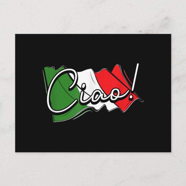 Ciao! - Italian and European Venice Scooter and La Holiday Postcard (Front)