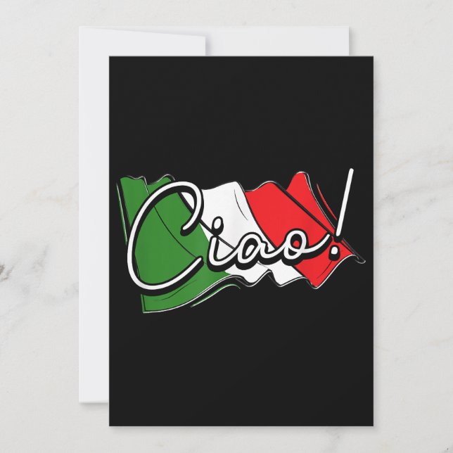 Ciao! - Italian and European Venice Scooter and La Invitation (Front)