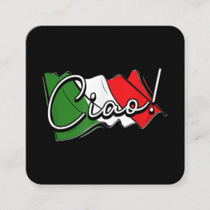 Ciao! - Italian and European Venice Scooter and La Square Business Card