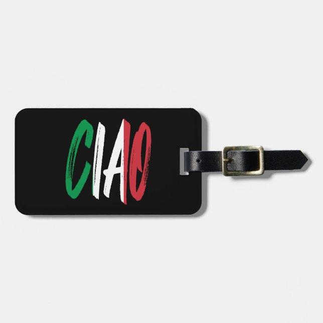 ciao luggage tag (Front Horizontal)