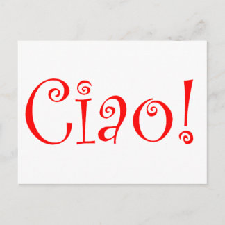 ciao postcard