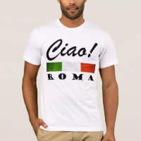 Ciao! Roma Tricolore Italian Flag Rome Italy Pride