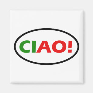 Ciao! Square Magnet
