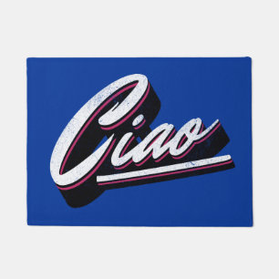 Ciao text design doormat
