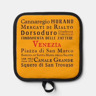 Ciao Venezia! Canvas Print Pot Holder