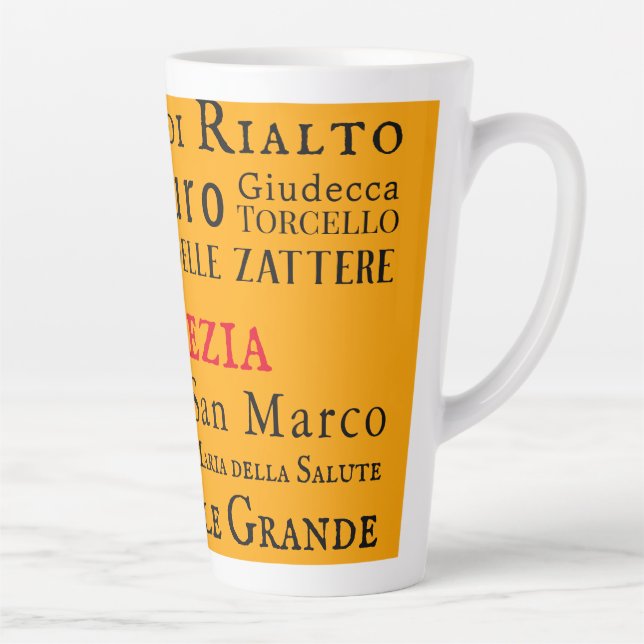 Ciao Venezia! Latte Mug (Right)
