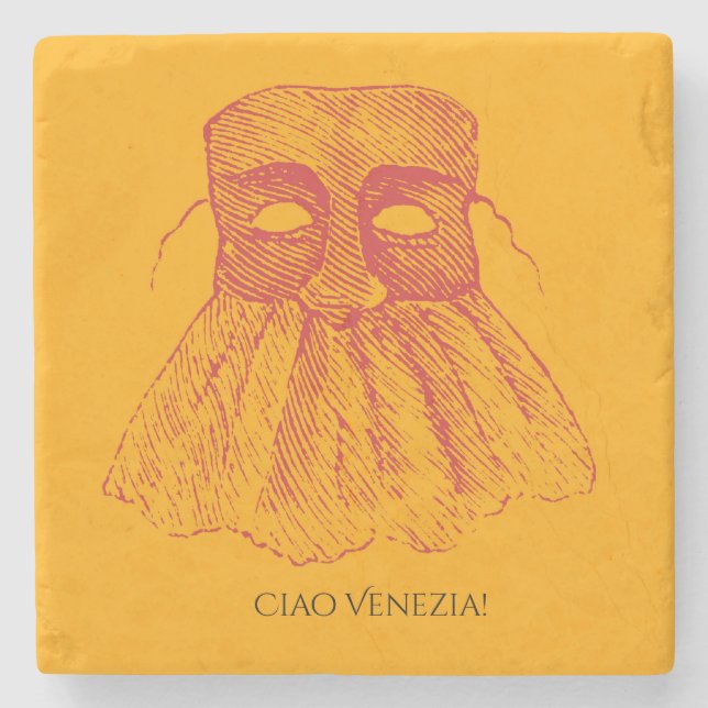 Ciao Venezia! Stone Coaster (Front)