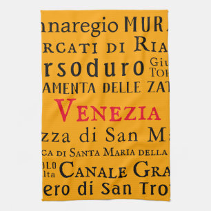 Ciao Venezia! Tea Towel