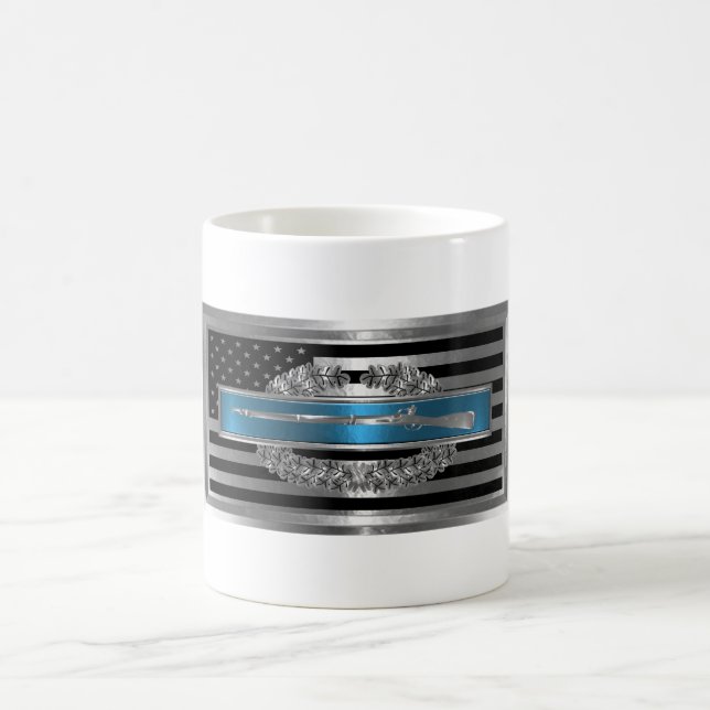 CIB Combat -Combat Infantryman Badge Coffee Mug (Center)
