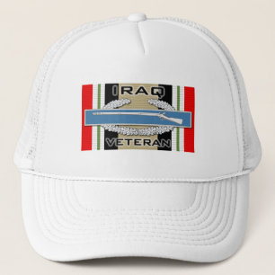 CIB Iraq Veteran Trucker Hat