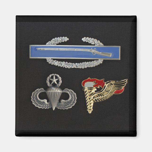 CIB Master Airborne Pathfinder Magnet (Front)