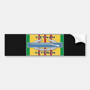 CIB Vietnam Veteran Bumper Sticker