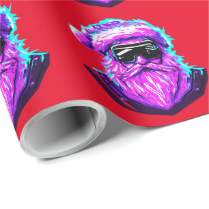 Ciberpunk Santa 2  Wrapping Paper