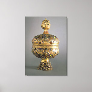 Ciborium, made in Limoges by G. Alpais for the Abb Canvas Print