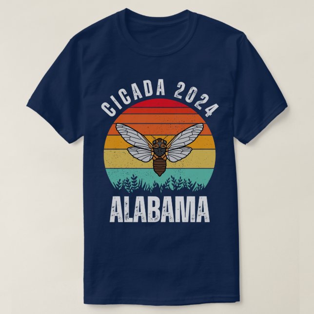 Cicada 2024 Alabama TShirt (Design Front)