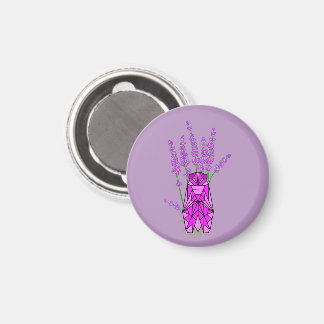 Cicada and Lavender. Provence Magnet