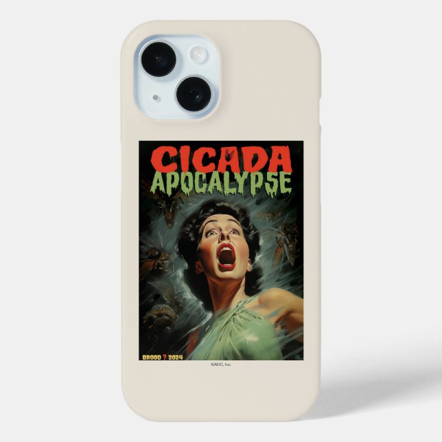 Cicada Apocalypse 2024 Case-Mate iPhone Case (Back)