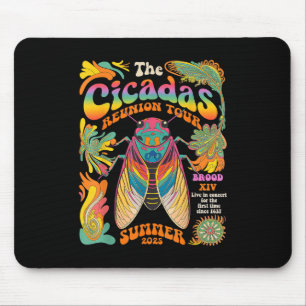 Cicada Brood Xiv Summer 2025 Reunion Tour Swarm Ci Mouse Mat