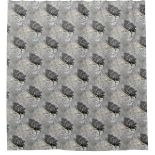 Cicada Bug Animal Nature Pattern  Shower Curtain