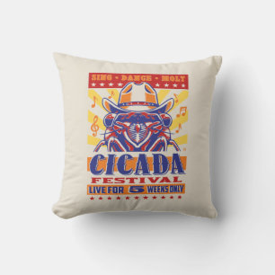Cicada Country Music Festival Cushion