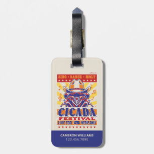 Cicada Country Music Festival Luggage Tag