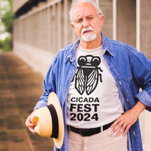 Cicada Fest Custom Text and Colour T-Shirt