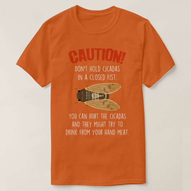 Cicada Hand Meat T-Shirt (Design Front)