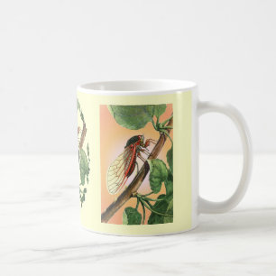 Cicada Insect Illustration Art Coffee Mug