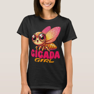 Cicada Insect Invasion Brood XIX XIII Cicada Girl T-Shirt