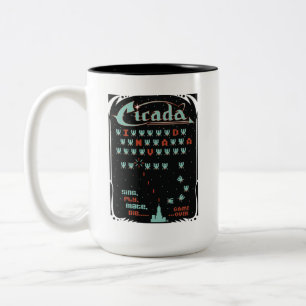 Cicada Invada Two-Tone Coffee Mug