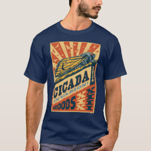 Cicada Invasion 2024 Letter Press T-Shirt