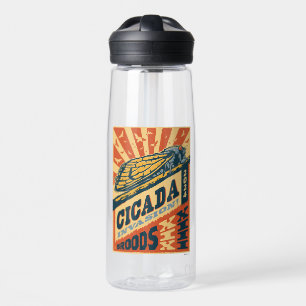 Cicada Invasion 2024 Letter Press Water Bottle