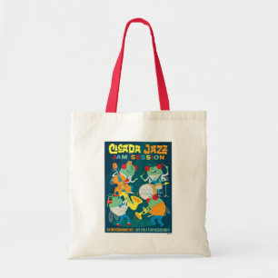 Cicada Jazz Jam Session Tote Bag