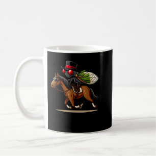 Cicada Jockey Funny Horse Derby Hat Retro Vintage  Coffee Mug