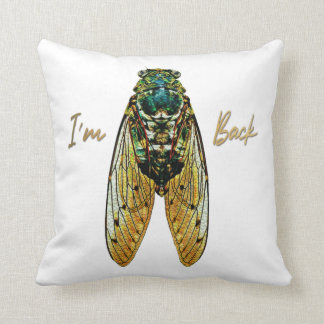 Cicada Pilow, Cicadoidea, Insect Bug, Entomology Cushion