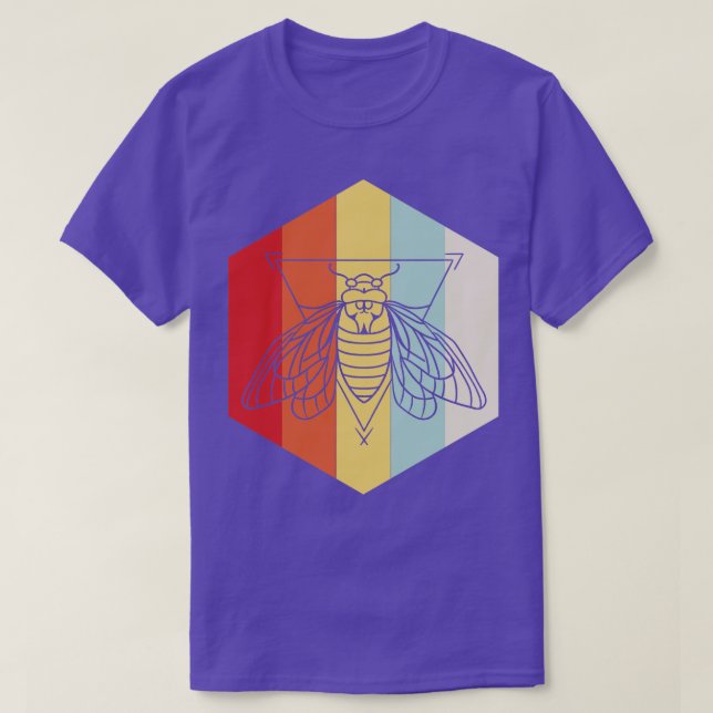 Cicada Retro T-Shirt (Design Front)