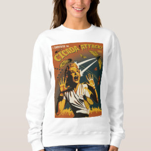 Cicada Screaming Lady 2024 Sweatshirt