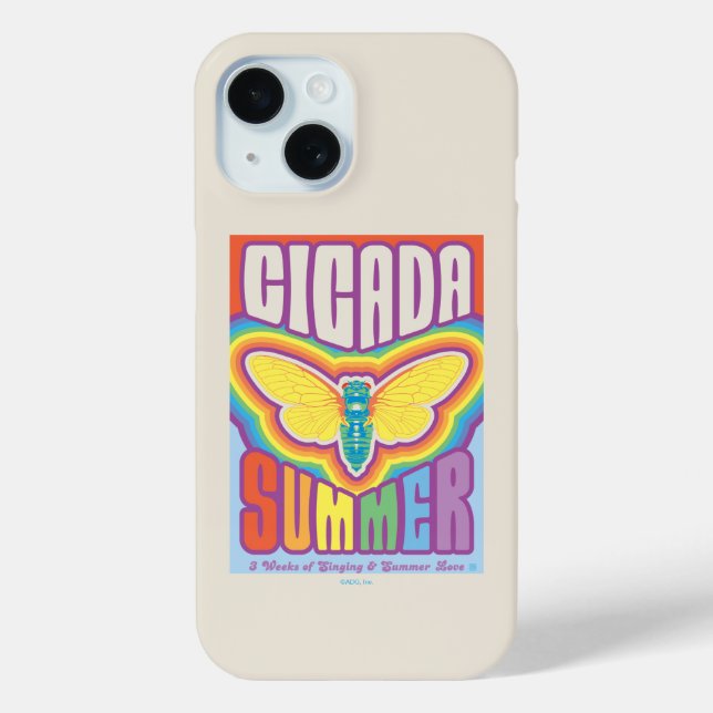 Cicada Summer Love Case-Mate iPhone Case (Back)