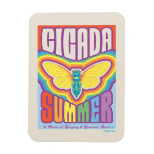 Cicada Summer Love Magnet