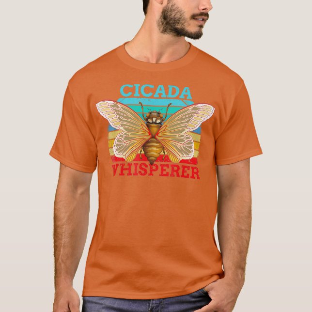 Cicada Whisperer Cicadas swarm Brood X 2021 men T-Shirt (Front)