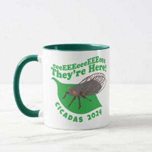 Cicadas 2024 They're Here Mug