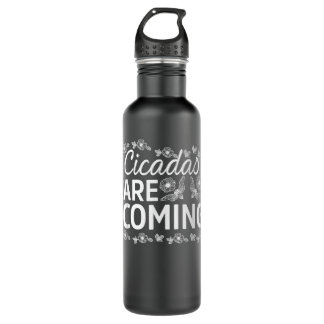 Cicadas are coming Brood X swarm  usa Insect cicad 710 Ml Water Bottle