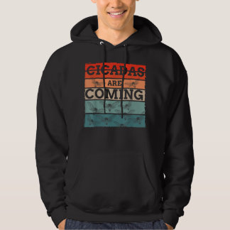 Cicadas are coming Brood X swarm  usa Insect cicad Hoodie