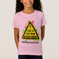 CICADAS AROUND 2024 Fun Hazard Sign Kids