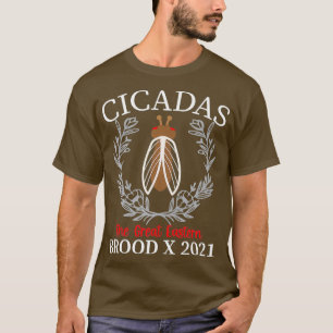 Cicadas Brood X Great Eastern Tour Entomology T-Shirt