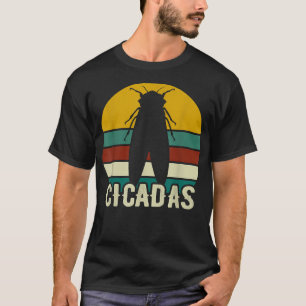 Cicadas Funny Insect Lover Retro Vintage Cicada T-Shirt