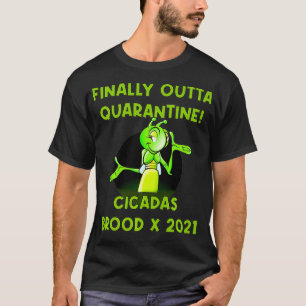Cicadas Outta Quarantine Funny Premium T-Shirt