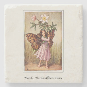 Cicely Mary Barker - March Fairy Stone Coaster